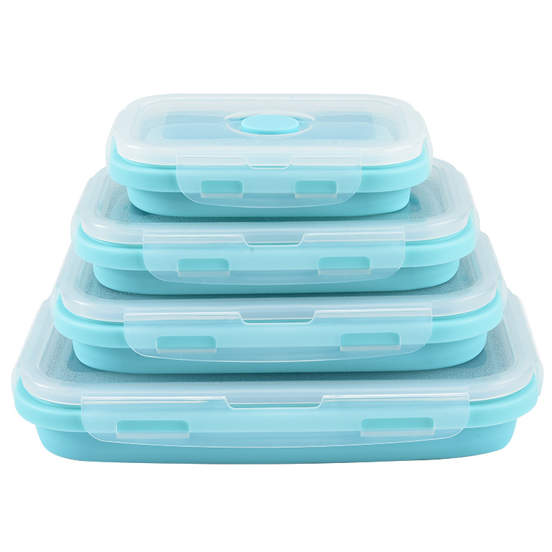Food Storage Silicone - حاوية طعام قابلة للطي من السيليكون