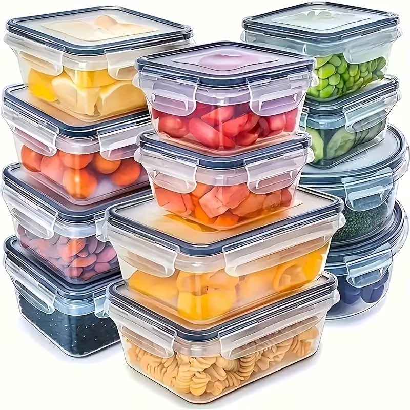 Food Storage Canister - حاويات تخزين طعام شفافة من 4
