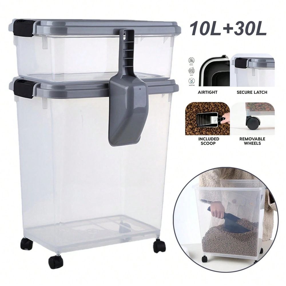 Food Storage Stackable Containers - حاوية تخزين طعام، سعة 30 رطل