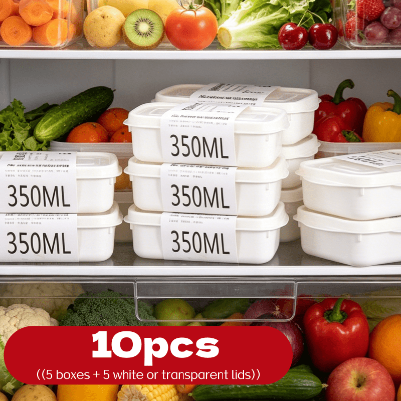 Food Storage Cupboard - مجموعة من 10 قطع من صناديق