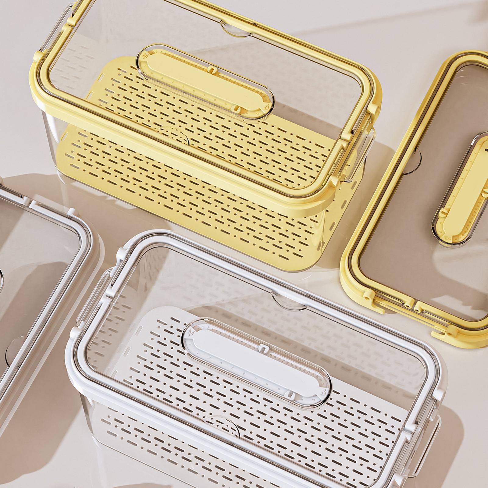 Food Storage Stackable Containers - حاويات تخزين الطعام في الثلاجة مع