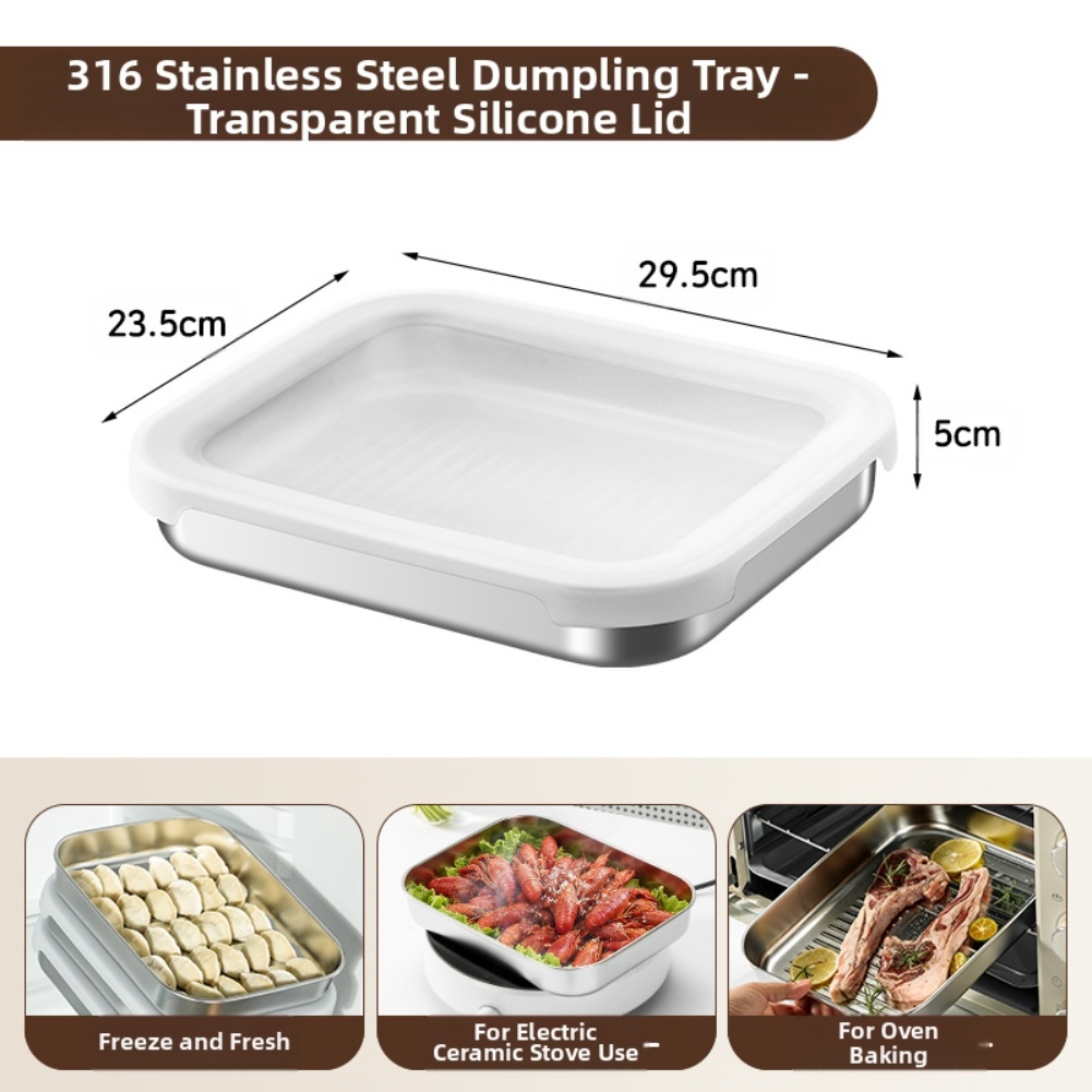 Food Storage Silicone - حاوية تخزين الطعام من الفولاذ المقاوم