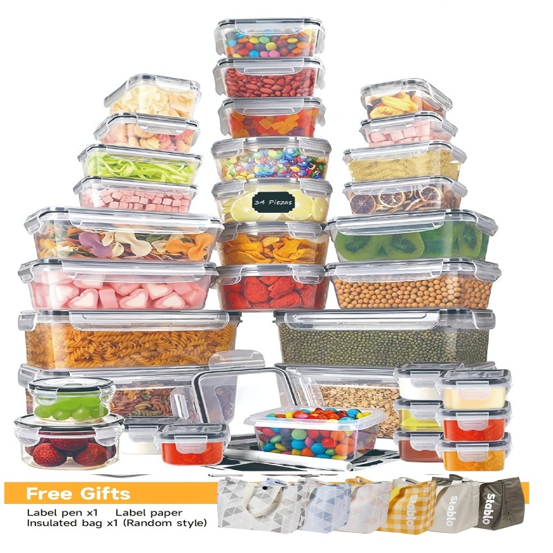 Food Storage Canister - مجموعة تخزين الطعام الخالية من مادة