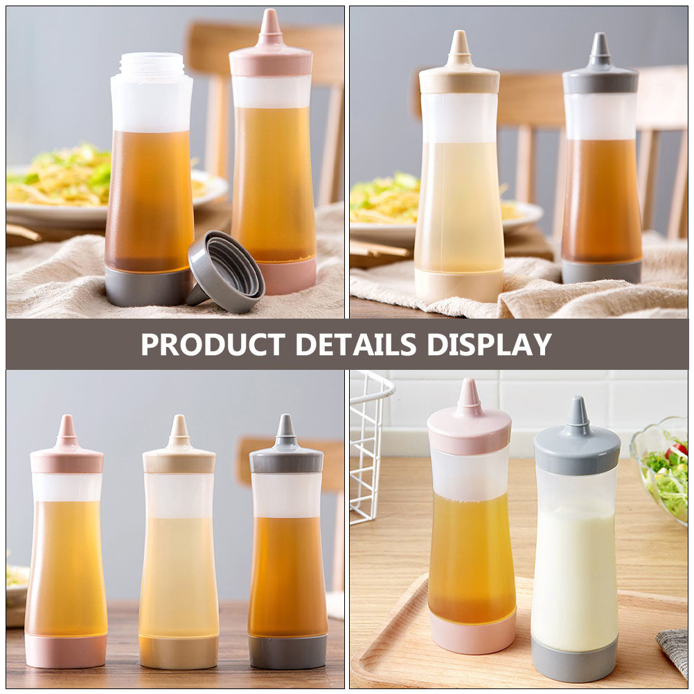 زجاجتان شفافتان قابلتان للضغط  - مراجعة Condiment Squeeze Bottle وسعره