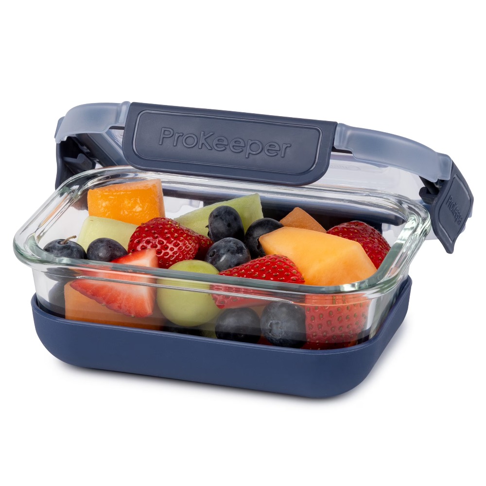 عبوة من قطعتين: حاويات زجاجية  - مراجعة Food Storage Silicone وسعره