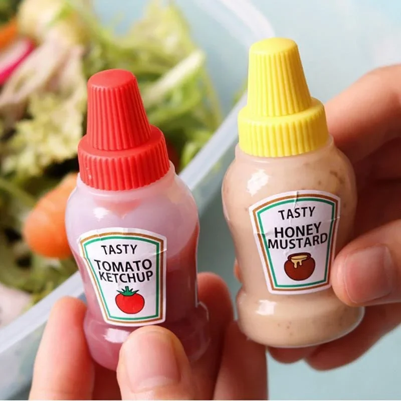مجموعة من قطعتين: زجاجات صغيرة - مراجعة Salad Dressing Bottle وسعره