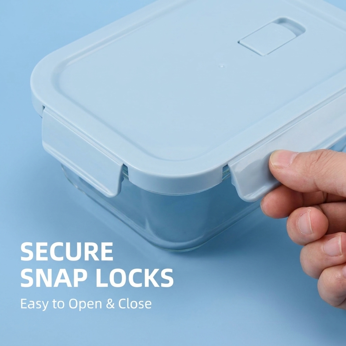 عبوة من حاويتين زجاجيتين لتحضي - مراجعة Food Storage Stackable Containers وسعره