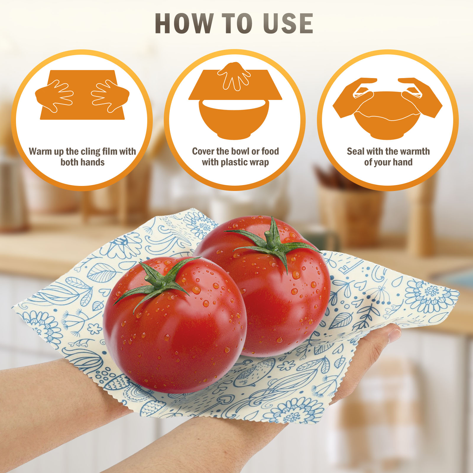 9 قطع من أغطية الشمع العضوي ال - مراجعة Beeswax Food Wrap وسعره