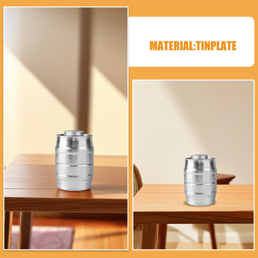 علبة قهوة معدنية على شكل برميل - مراجعة Food Storage Canister وسعره