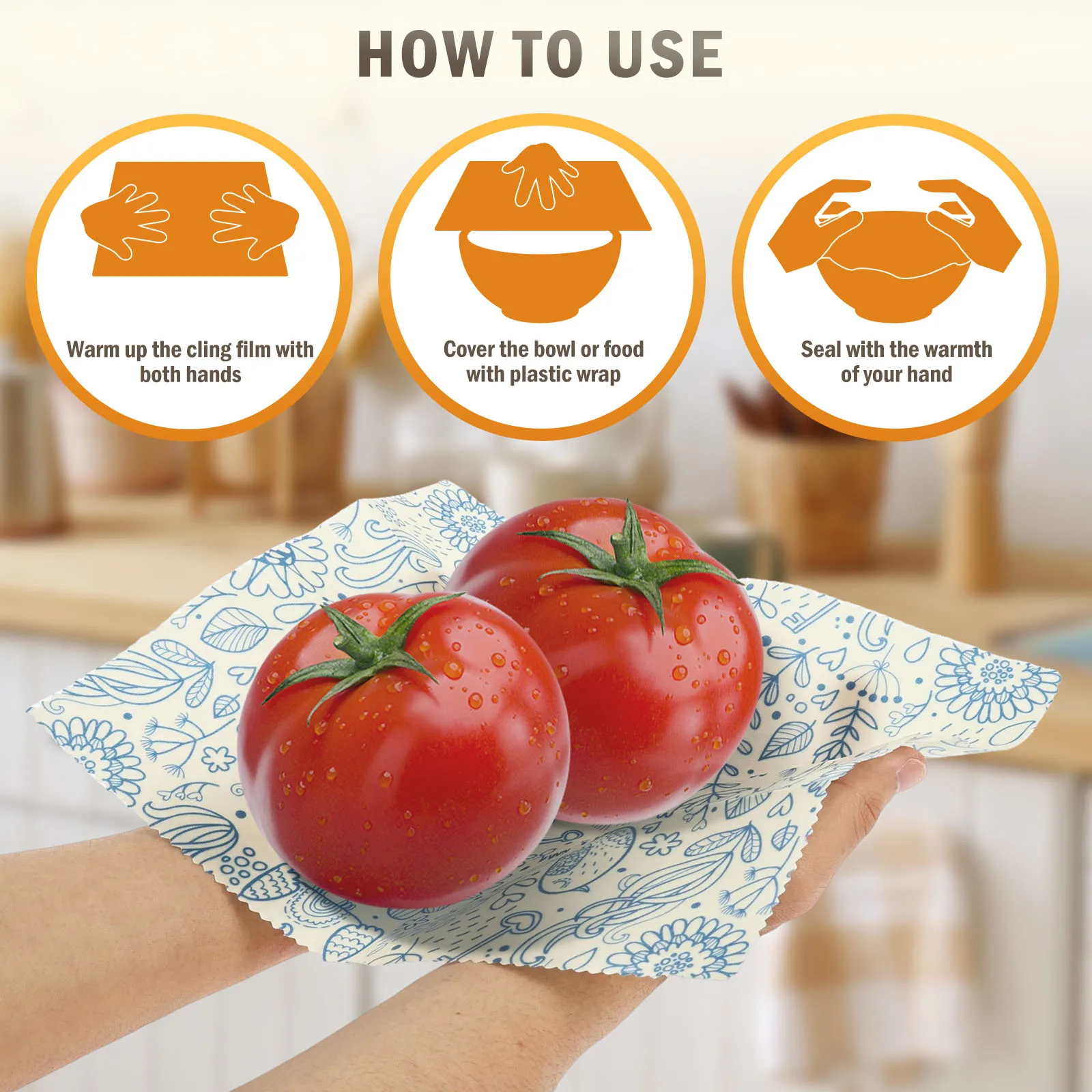 9 قطع من أغطية الشمع العضوي ال - مراجعة Beeswax Food Wrap وسعره