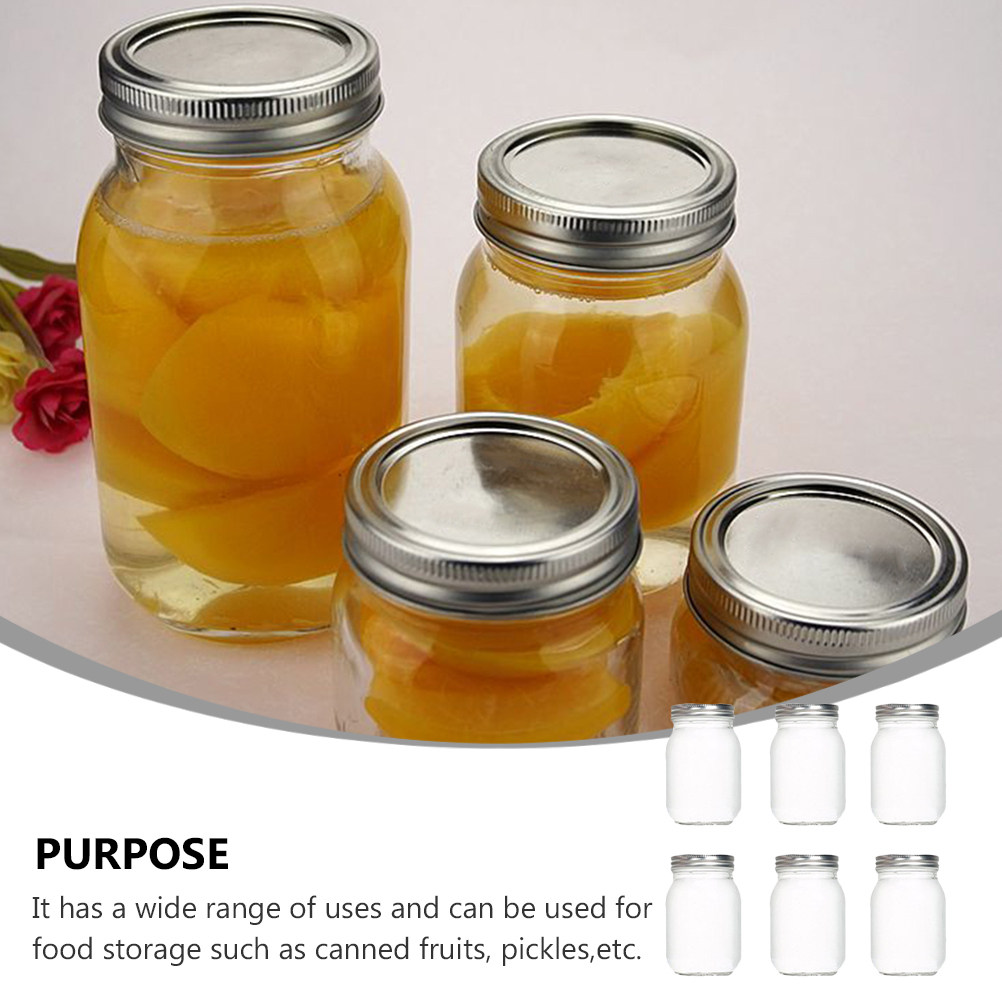 6 قطع من الأوعية الزجاجية الشف - مراجعة Food Storage Jars Airtight وسعره