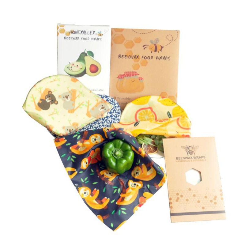 غلاف من قماش شمع العسل العضوي  - مراجعة Beeswax Food Wrap وسعره