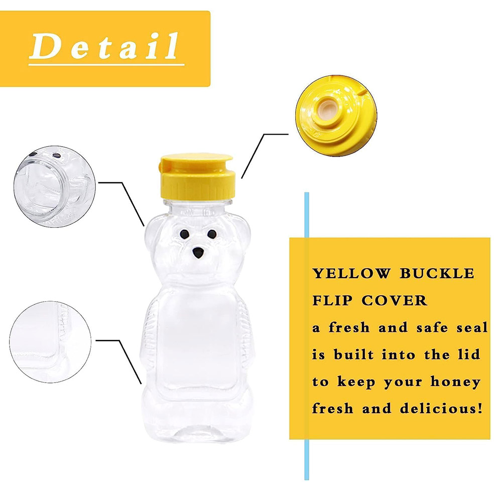 قطعتان من برطمانات زجاجات عسل  - مراجعة Condiment Squeeze Bottle وسعره
