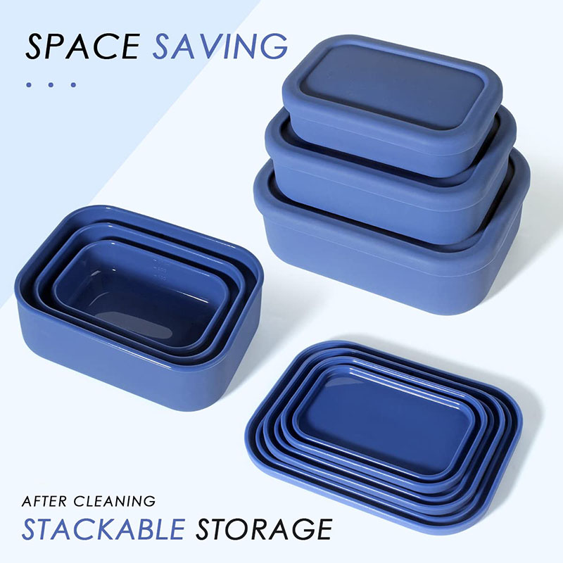 صندوق غداء بينتو مقاوم للتسرب  - مراجعة Food Storage Silicone وسعره