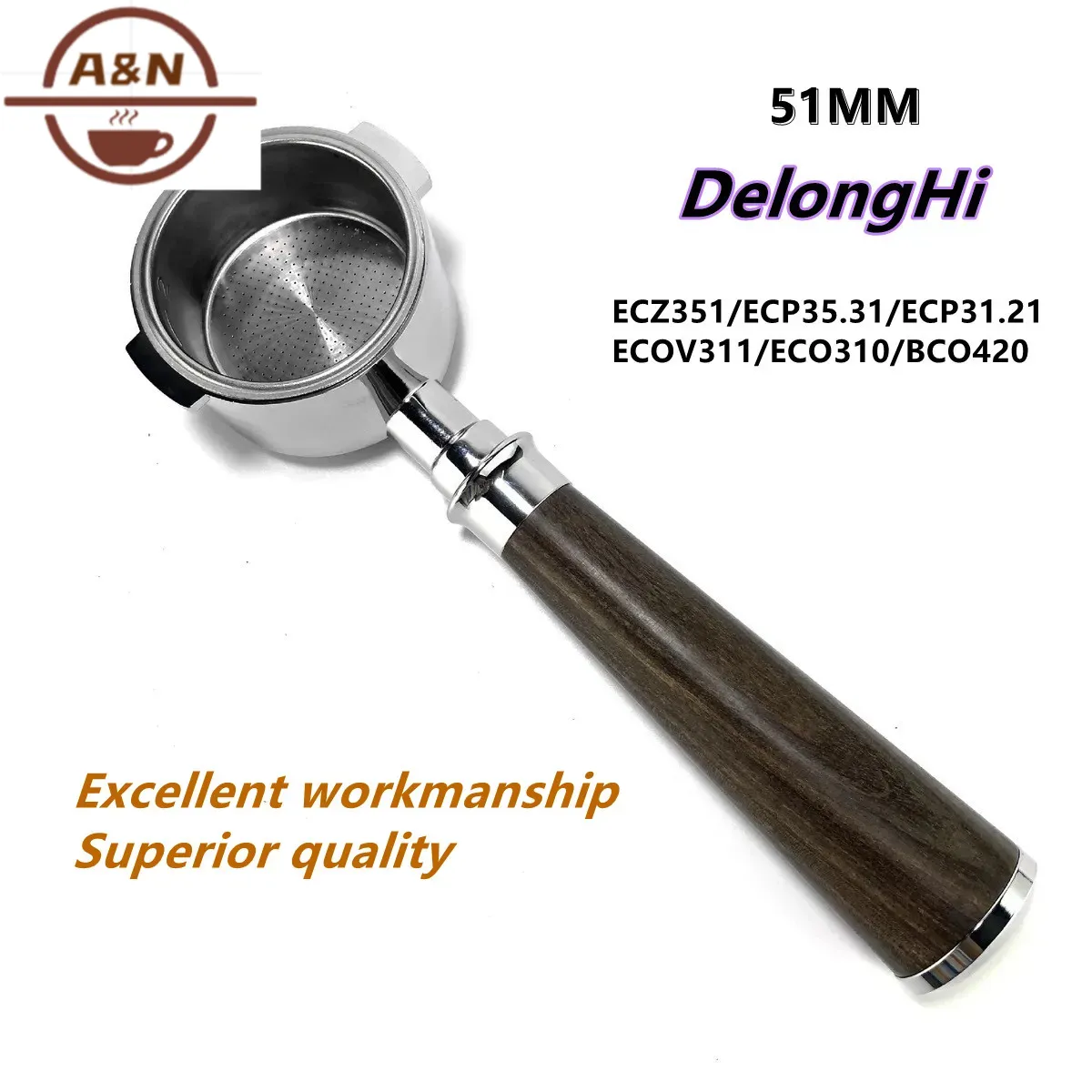 حامل فلتر قهوة بدون قاع من الف - مراجعة Delonghi Espresso Ecp3420 وسعره