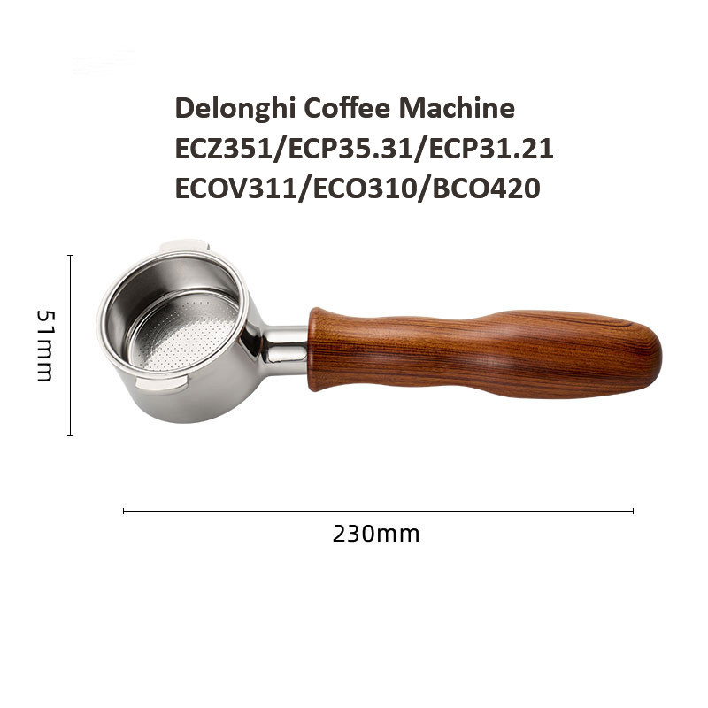 حامل فلتر قهوة بدون قاع من الف - مراجعة Delonghi Espresso Ecp3420 وسعره